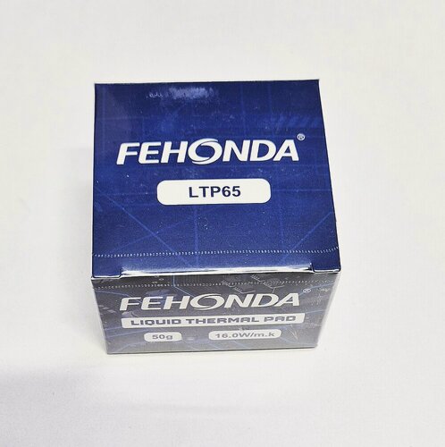 Изображение товара Термопрокладка Fehonda Жидкая LTP65 Liquid Thermal Pad 16W, 50 грамм, 16 Вт(м·K), -40/180C