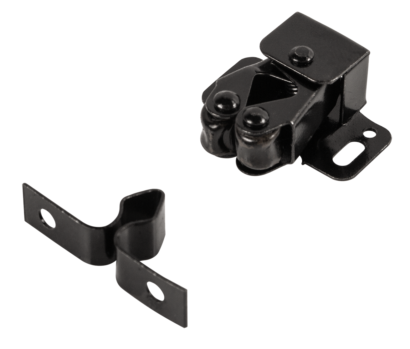 Защелка роликовая металл 32x26 мм черный