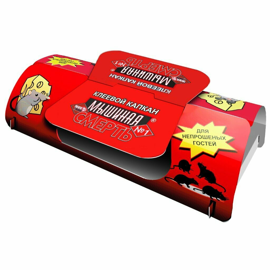 Родентицид Мышиная смерть  1  Тигард  от грызунов  капкан клеевой