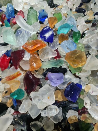 Изображение товара Эрклез. стеклянный щебень. Хургада. фракция 10-20мм 1 кг