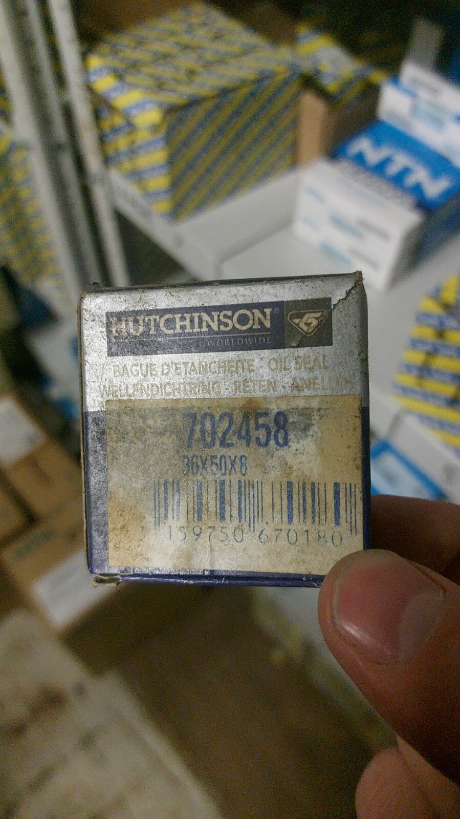 Сальник Hutchinson 702458 (36 x 50 x 8) CITROEN / PEUGEOT 9751080280