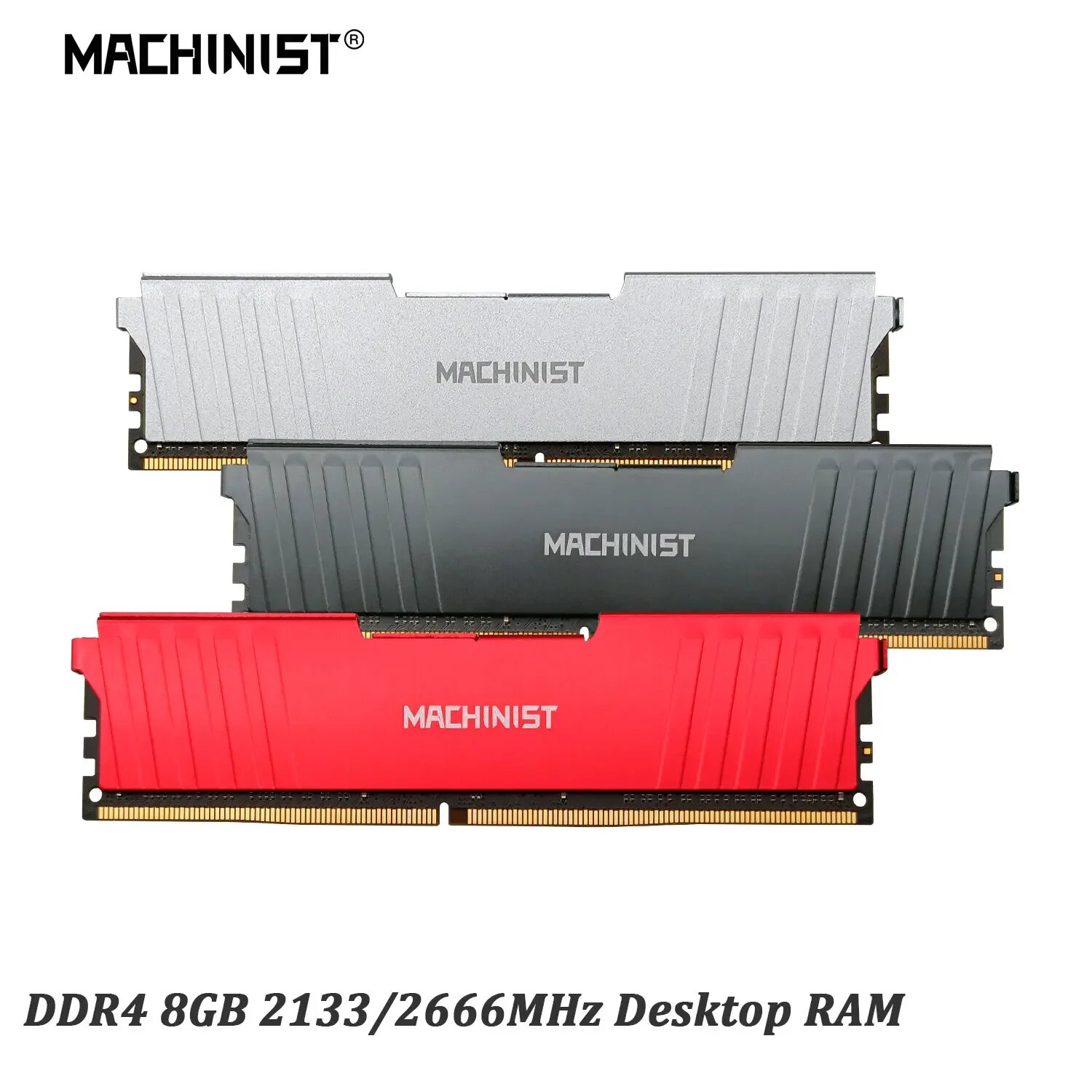 MACHINIST DDR4 RAM 8 ГБ 2666/2133 МГц 8GB Silver 2666
