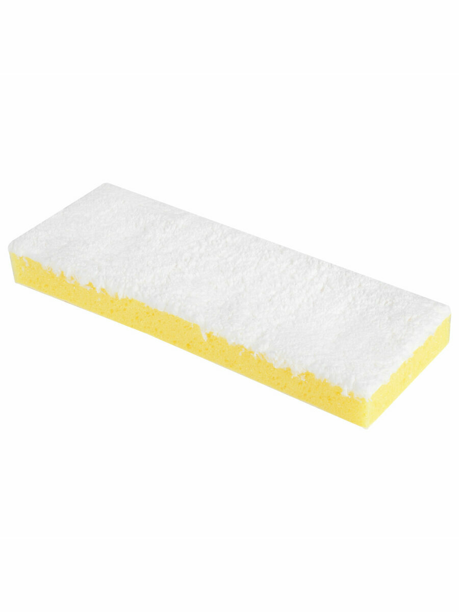 Сменная насадка МОП / тряпка для швабры для мытья пола самоотжимной Бабочка 601468 спонж/микрофибра 26 см на липучке Laima 601486