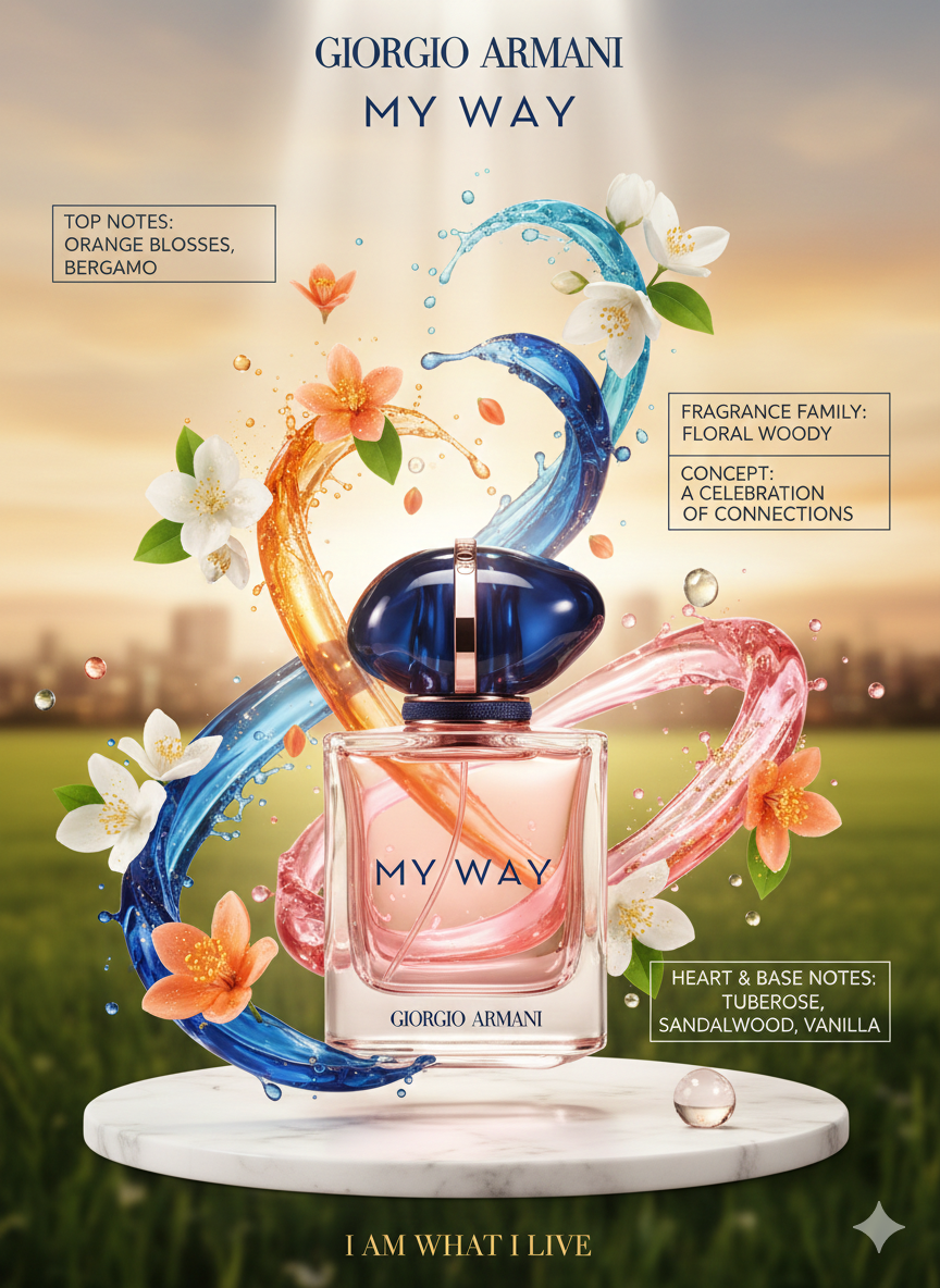 Духи "My Way" Giorgio Armani My Way, женские, перезаполняемые, 10 мл