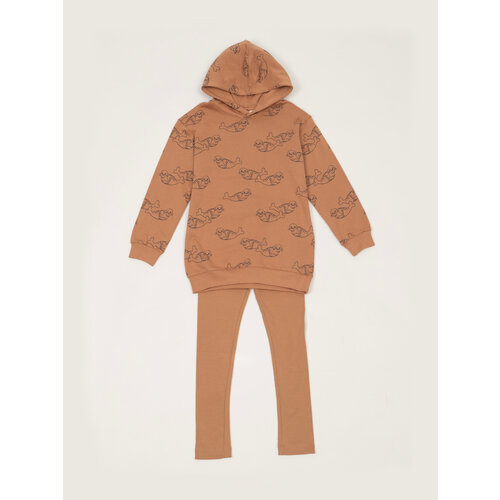 Комплект одежды H&M, размер 128, оранжевый легинсы h