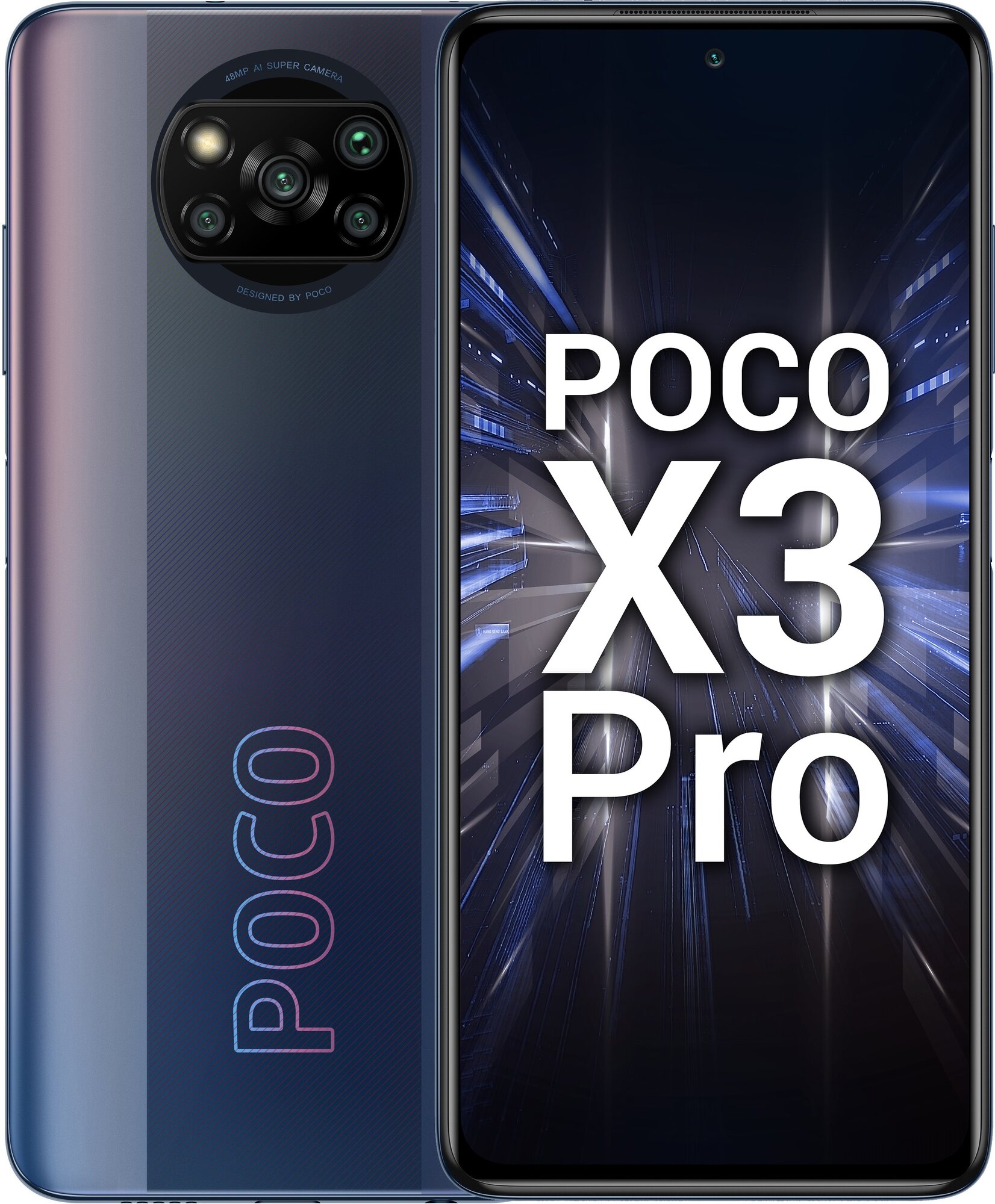 Смартфон Xiaomi POCO X3 Pro 6/128 ГБ Global, Dual nano SIM, черный фантом