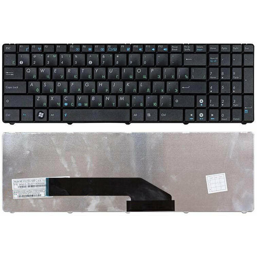 клавиатура для ноутбука asus 0kn0 mf1ui13 русская черная версия 2 Клавиатура для Asus 0KN0-E03US23, черная, русская, версия 1