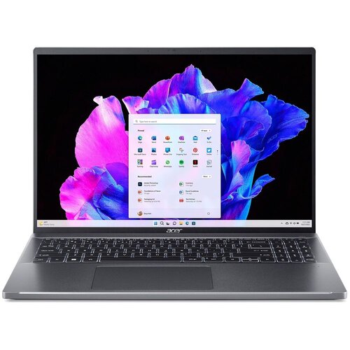 16 Ноутбук Acer Swift Go 16 SFG16-72-50UC 2560x1600 Intel Core Ultra 5 125H 12 ГГц RAM 16 ГБ DDR5 SSD 1 ТБ Intel Arc Graphics Windows 11 Home RU NXKUBCD002 steel grey 79990₽