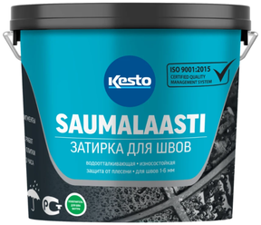 Затирка для швов Kesto Saumalaasti (1кг) 50 черный