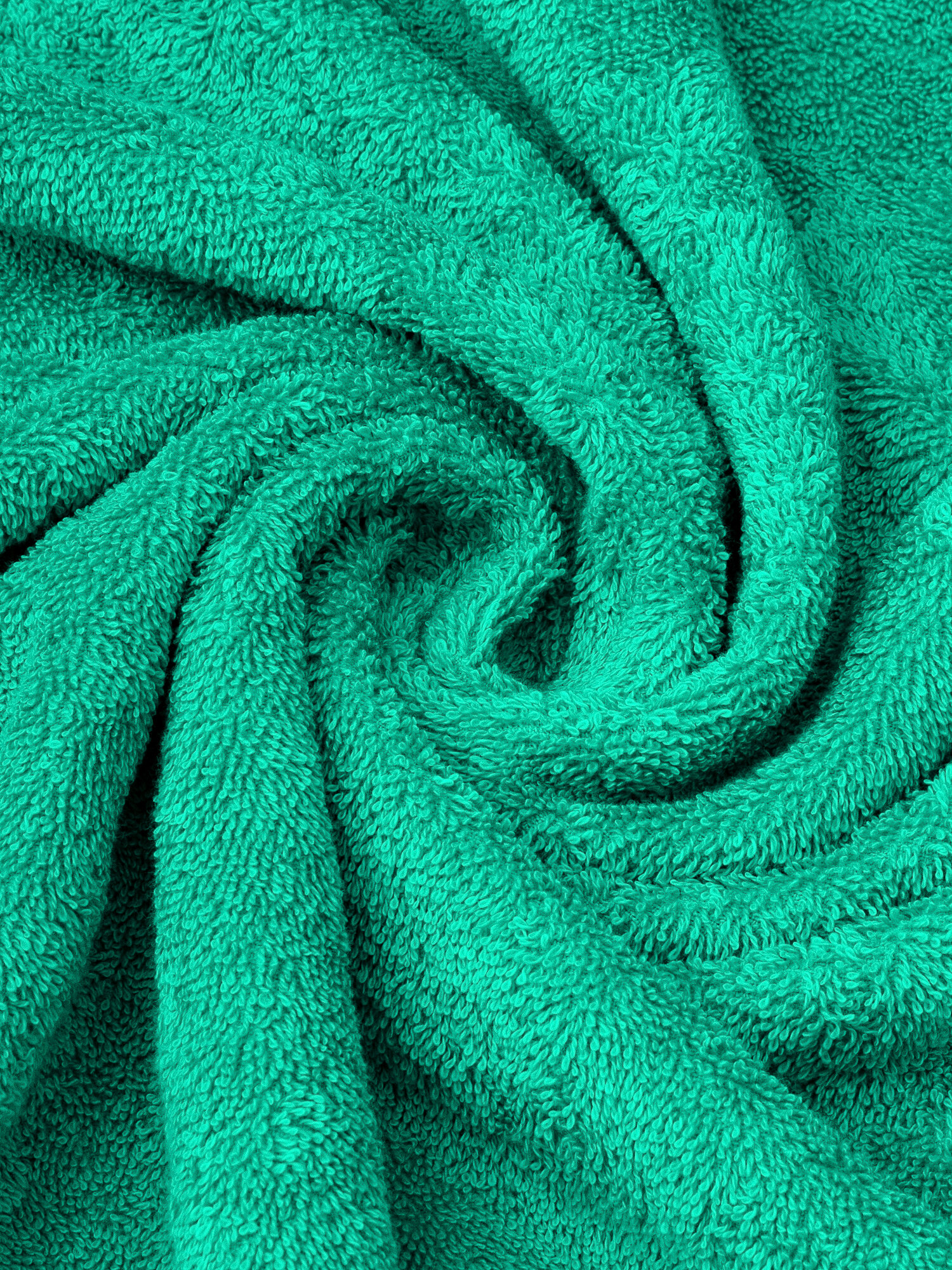 Махровое полотенце 70х140 банное TCStyle зеленого цвета 1 шт. 470 гр/м2