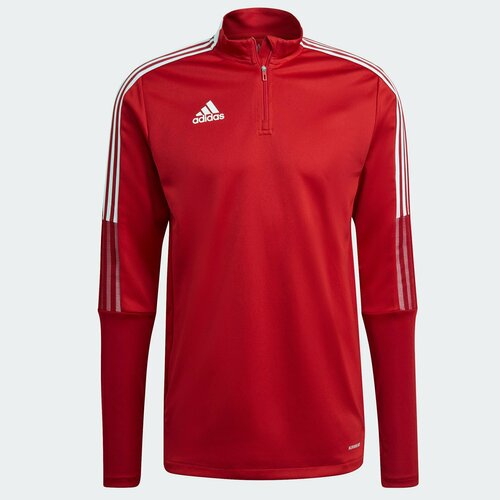 Лонгслив adidas, размер 2XLT, красный