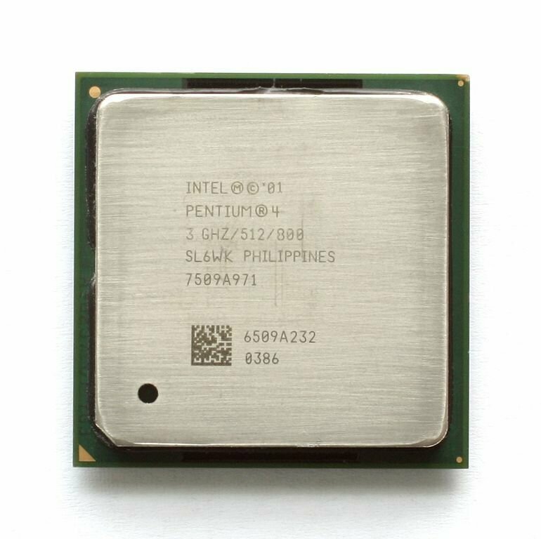 Процессор Intel Pentium 4 3000MHz Northwood S478 1 x 3000 МГц