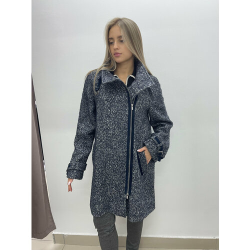 фото Пальто , размер 50, синий giorgia p