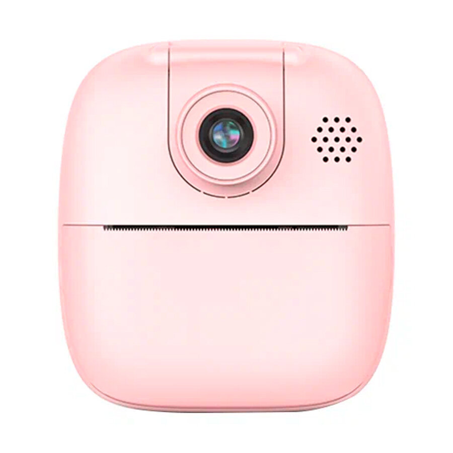 Детская камера Kid Joy Print Cam 2'' HD экран, 1 линза, угол обзора 180 градусов (P18) - розовая