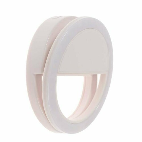 Светодиодная кольцевая лампа для телефона Luazon AKS-03 от батареек 3 режима белая комплект из 7 шт 235400₽