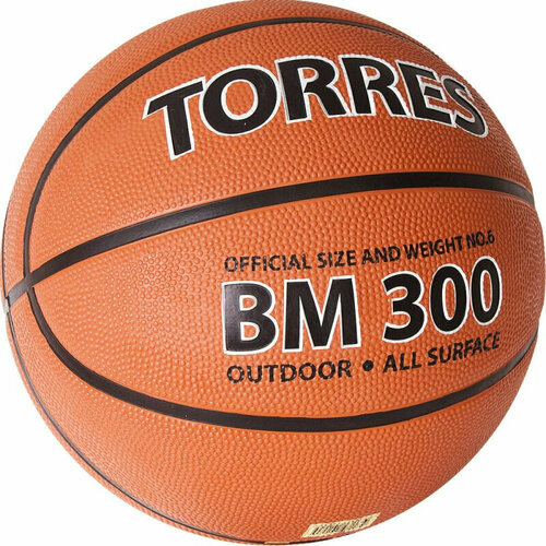 Мяч баскетбольный TORRES BM300 р.6, S0000060401, 1823320