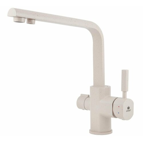 Смеситель KAISER Decor 40144-8 для кухни с подкл. фильтра для питьевой воды бежевый, песочный