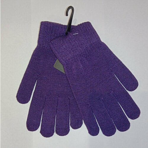 фото Перчатки корона, размер 12-14 лет, серый