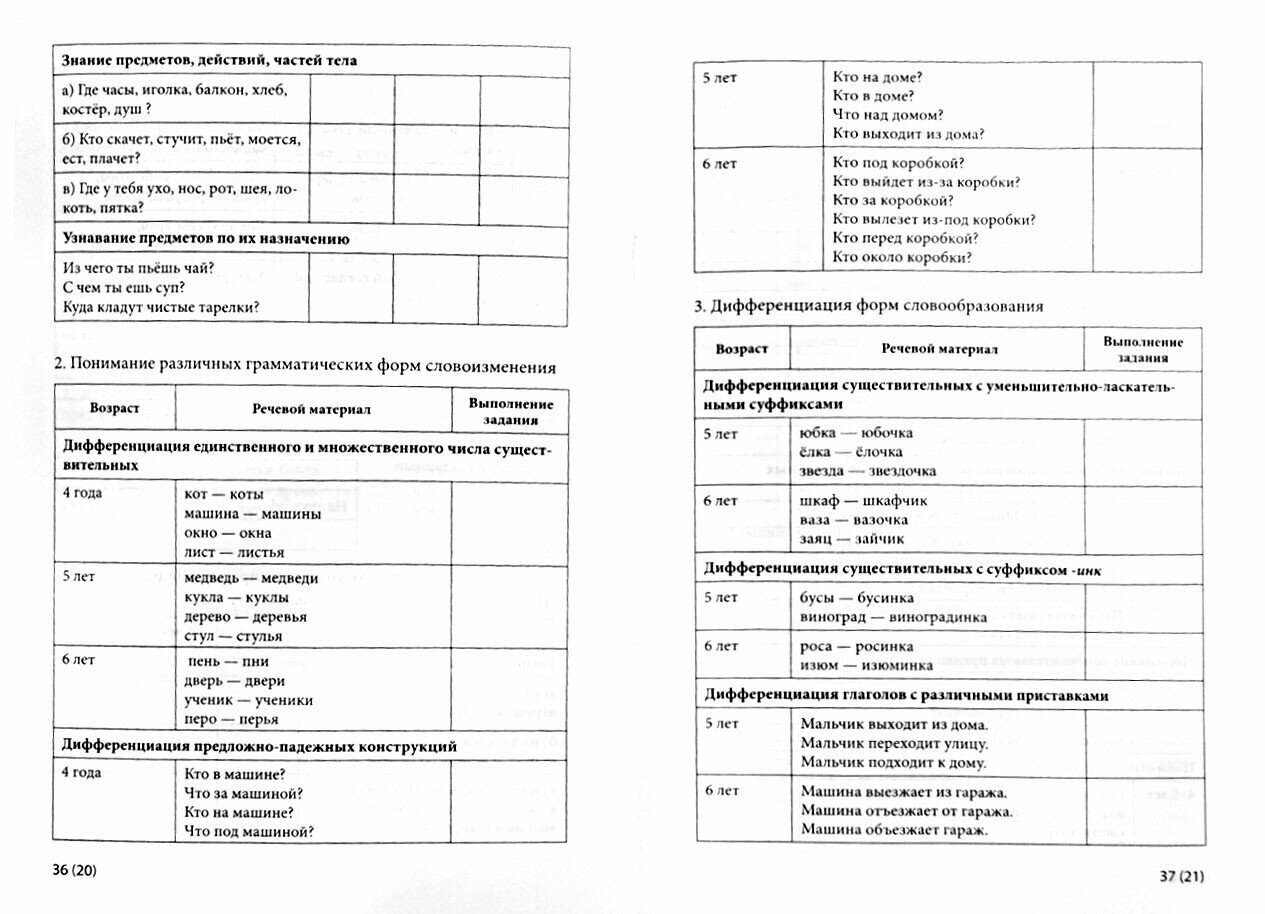 Тестовая методика обследования речи детей в возрасте 4-7 лет - фото №9