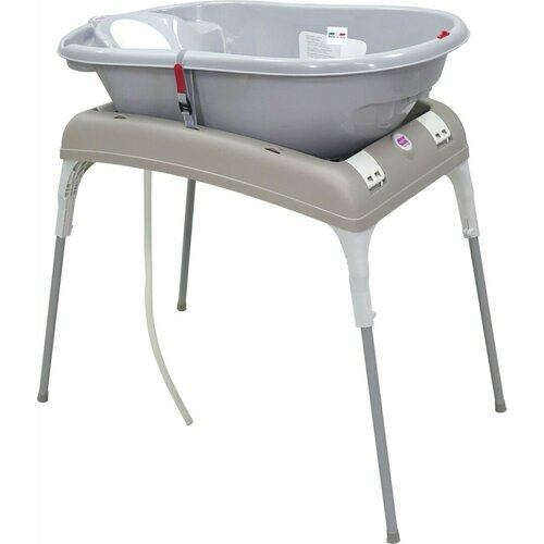 Комплект ванночка Ok Baby Onda Evolution+Подставка универсальная Серый