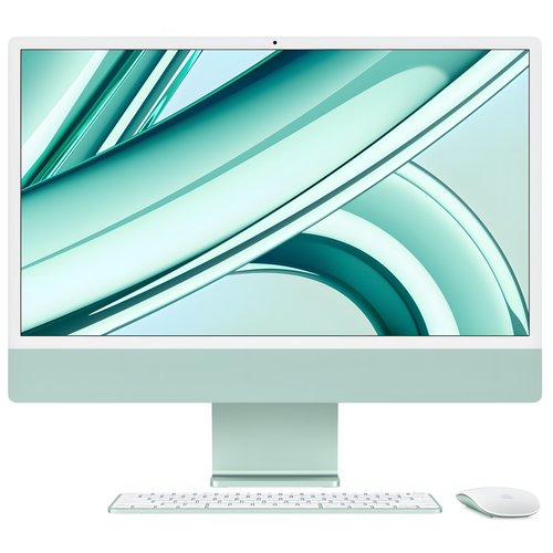 Моноблок Apple iMac 24 Retina 45K M3 8C CPU 8C GPU 2023 8 ГБ 256 ГБ SSD русскаяанглийская раскладка зеленый 18499000₽
