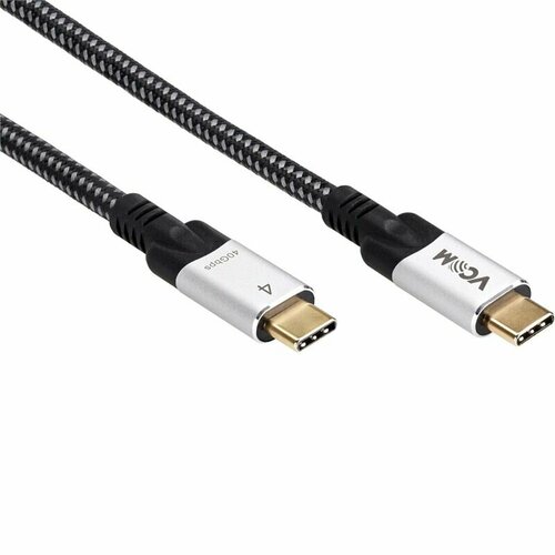 Кабель VCOM USB Type-C M/USB Type-C M (CU560-1.2M) кабель telecom usb4 typecm cm pd 240w медь 2м tus840 2m