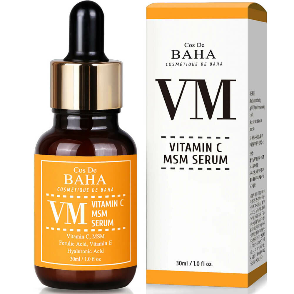 Оригинал. Сыворотка для лица с витамином C и феруловой кислотой Cos De BAHA Vitamin C MSM Serum VM, 30 мл