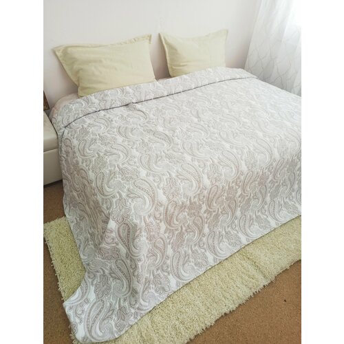 Покрывало Бизнес Стиль белый серый гобелен 220220 см 3299₽