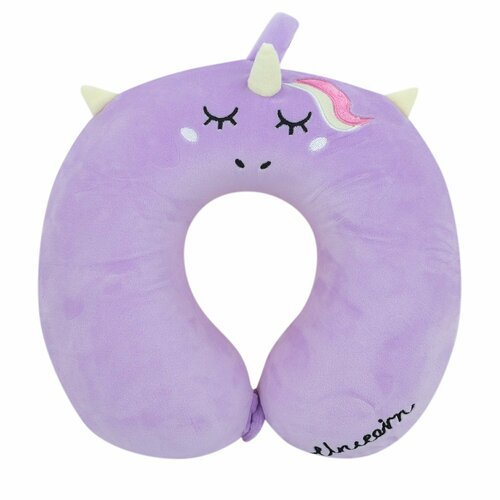 фото Подушка для шеи kawaii factory, 1 шт., фиолетовый