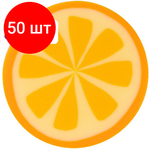 Комплект 50 штук, Ластик Deli Blooming цилиндр22x43мм ассорти EH01400