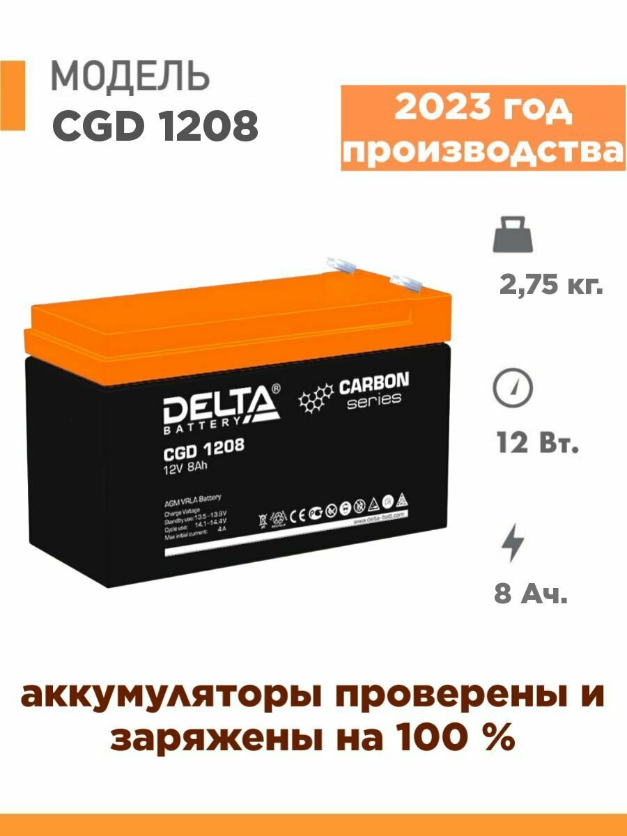 Батарея ИБП Delta CGD 1208