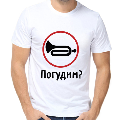 фото Футболка, размер 2xl, белый нет бренда