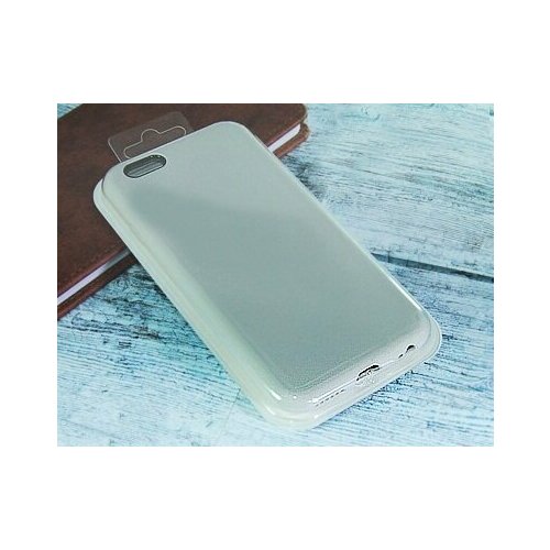 Чехол-накладка для iPhone 6/6S VEGLAS SILICONE CASE NL закрытый кремовый (11)