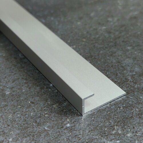 Изображение товара Профиль L-образный алюминиевый анодированный для плитки, стекла 6мм 2,7м Серебро матовое