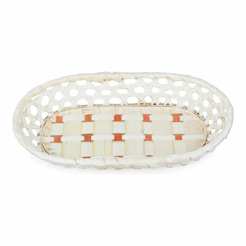 Корзинка овальная Braid 28x17x5 см бамбук 753₽