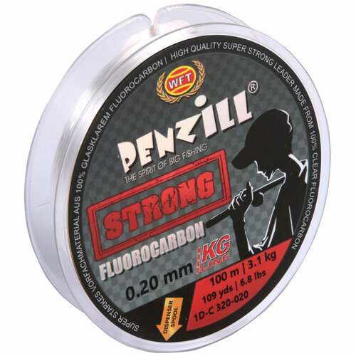фото Леска монофильная wft penzill fluorocarbon strong 100/028
