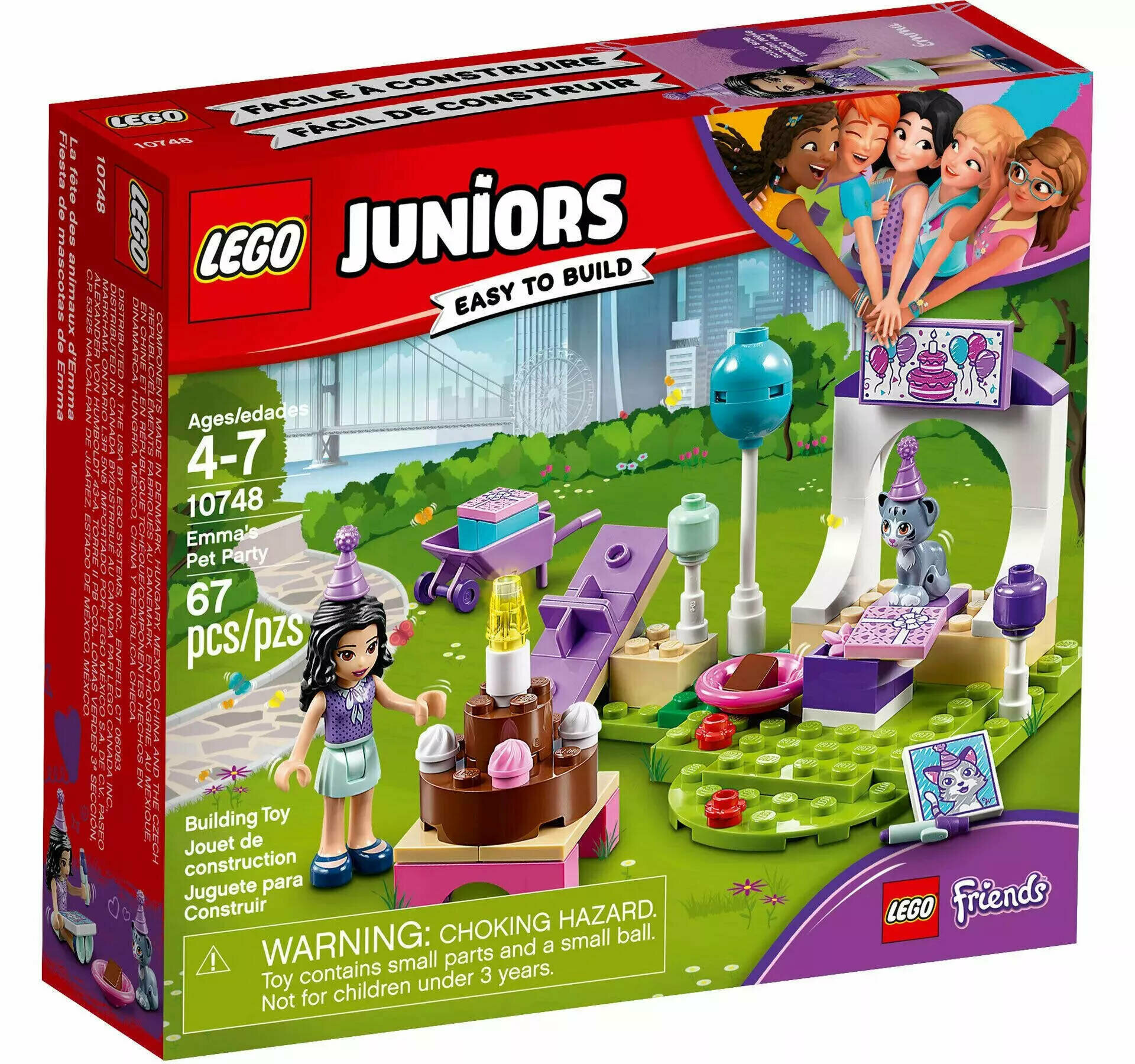 LEGO Juniors 10748 Вечеринка Эммы для питомцев