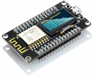 Плата разработки NodeMCU ESP8266 с OLED-дисплеем 0,96 дюйма TYPE-C