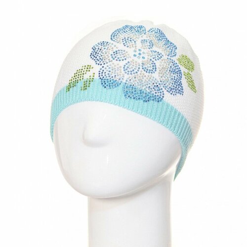 фото Шапка бушон, размер 52, мультиколор