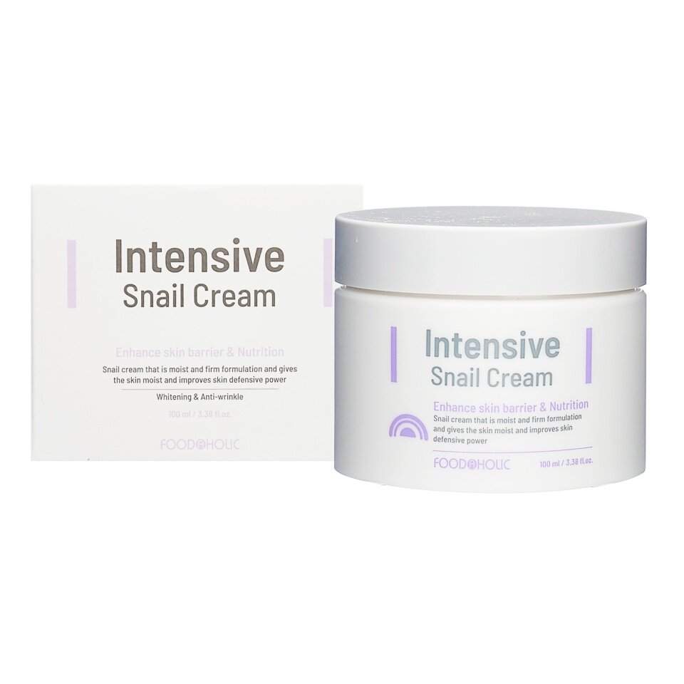 FOODAHOLIC INTENSIVE SNAIL CREAM Антивозрастной функциональный крем для лица с муцином улитки