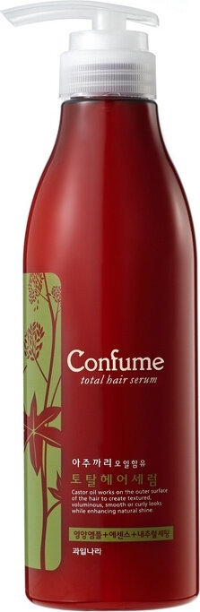 Питательная сыворотка для волос, придающая блеск и упругость Total Hair Serum Confume, 500 мл