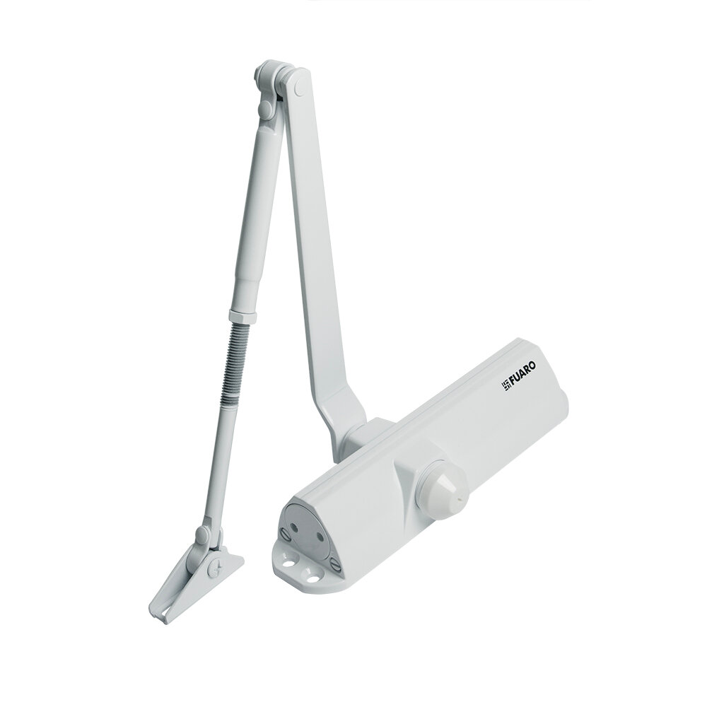 фото Доводчик дверной DC20-4/TS-68 ФОП WH до 85 кг (белый)