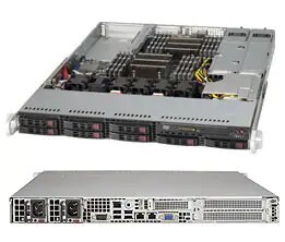 Корпус Supermicro CSE-113AC2-R706WB2 (1U 2*700W)