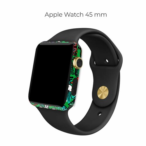 apple watch s9 45 mm midnight Чехол-наклейка виниловая для корпус Watch 45 mm, защитная пленка для смарт-часов