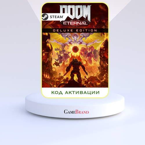 Игра DOOM ETERNAL Deluxe Edition PC STEAM (Цифровая версия, регион активации - Россия) the dwarves digital deluxe edition [pc цифровая версия] цифровая версия