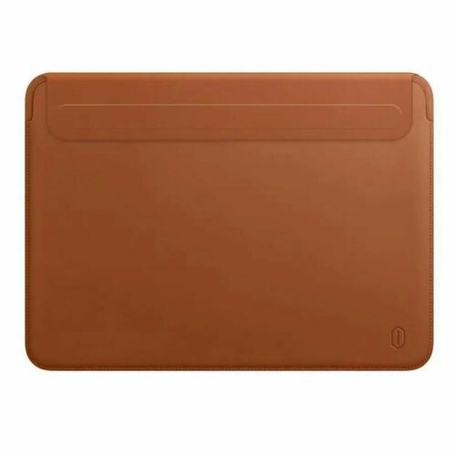 Чехол для ноутбука кожаный WiWU Skin Pro II на MacBook Pro 14.2 / Huawei MateBook X Pro / 14 (2021) - Коричневый чехол для ноутбука кожаный wiwu skin pro ii на macbook pro 14 2 huawei matebook x pro 14 2021 серый