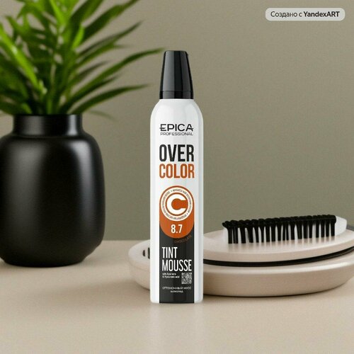 EPICA PROFESSIONAL OVERCOLOR Оттеночный мусс для волос Шоколад 8.7, 250 мл