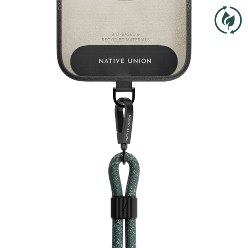 Шнурок для смартфона Native Union CITY SLING, 74 см, серо-зеленый