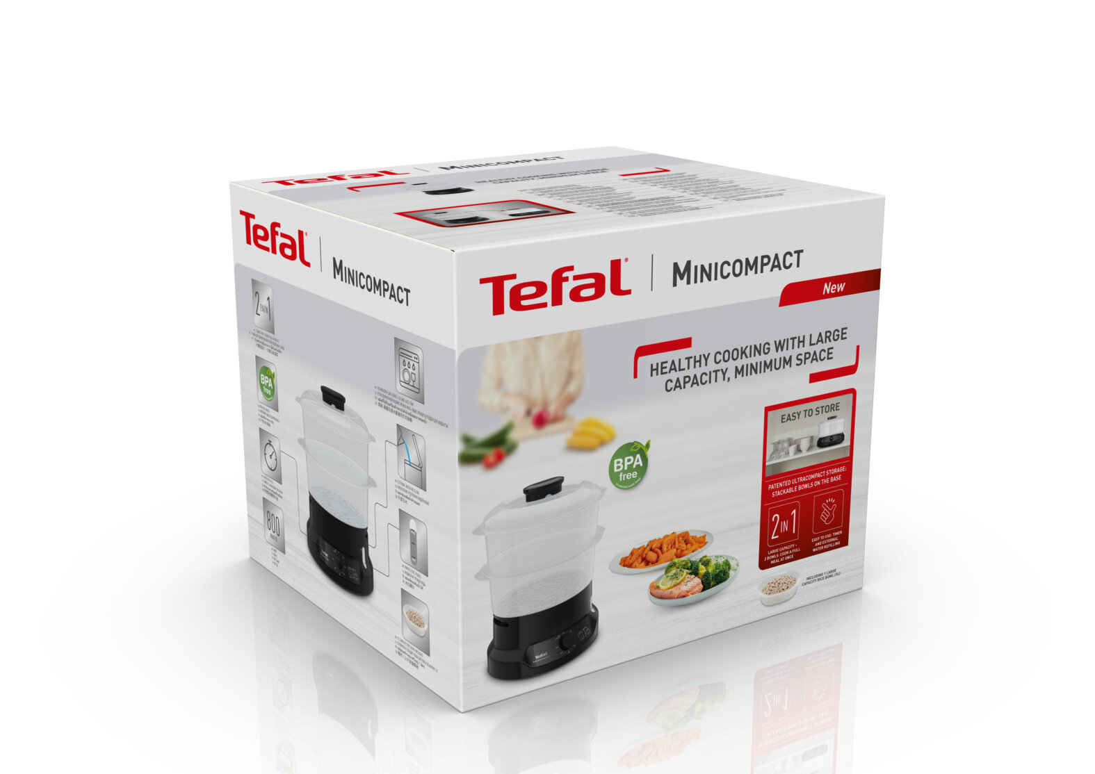 Пароварка Tefal VC139810 - фото №12