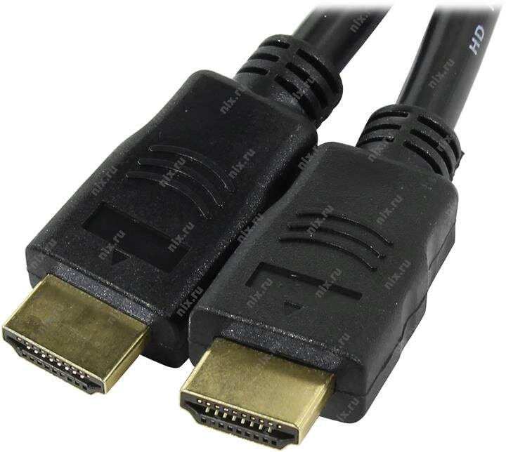 Кабель HDMI 5м Defender 87353 круглый черный - фото №17